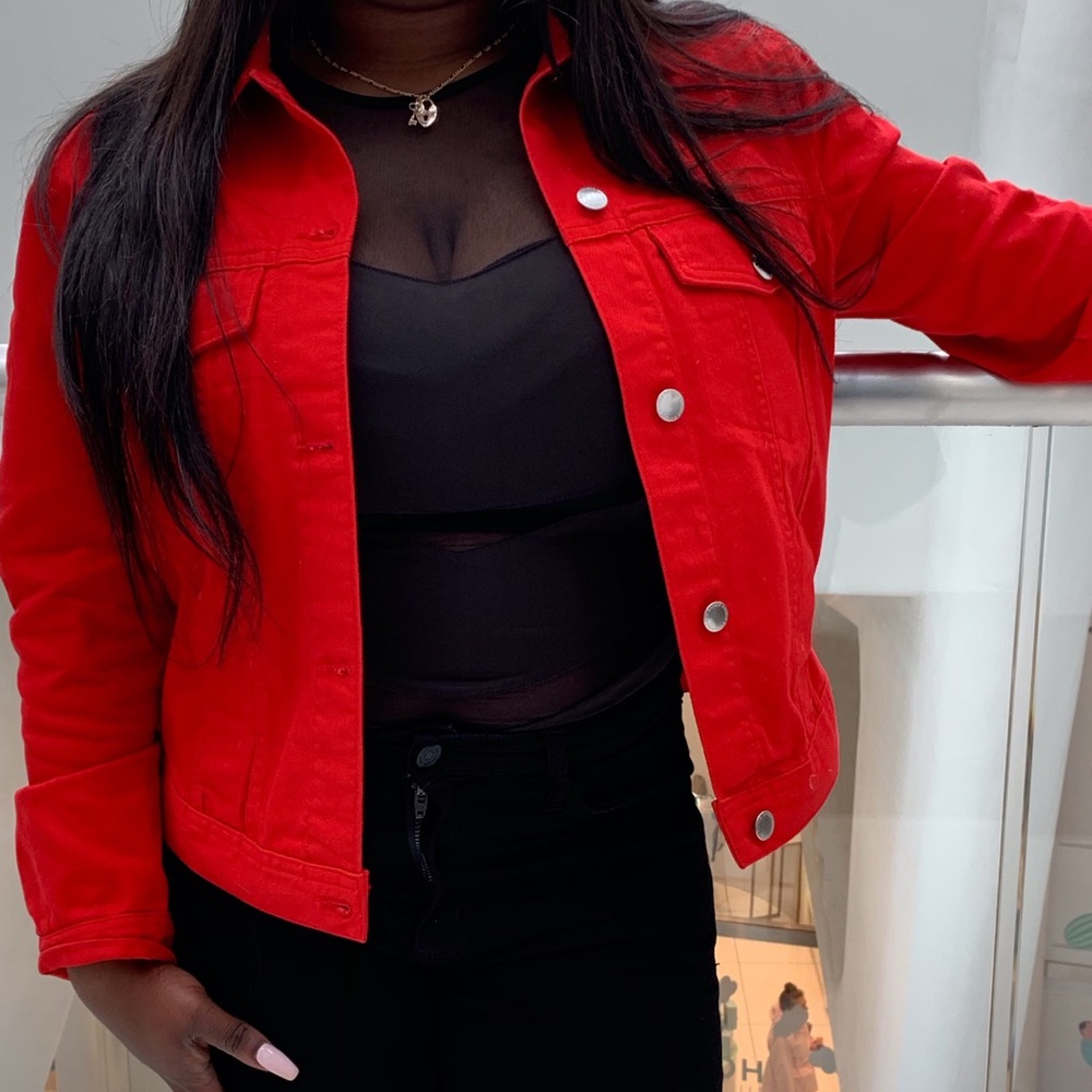 Red Jeans Jacket